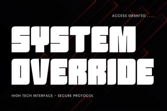 Ranove Font PNG with transparent background - Preview 1