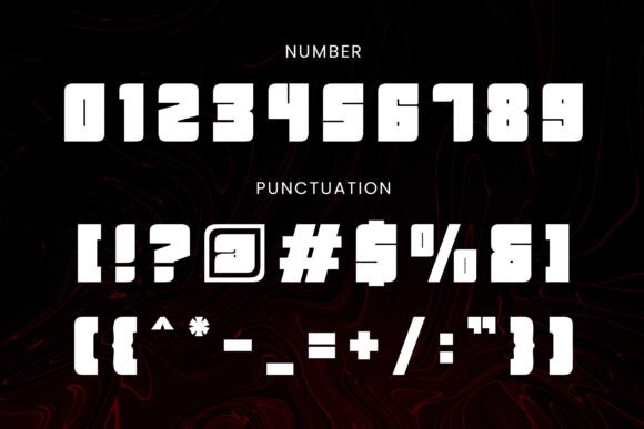 Ranove Font PNG with transparent background - Preview 4