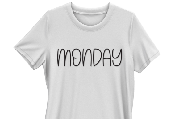 Snow Every Day Font PNG with transparent background - Preview 3