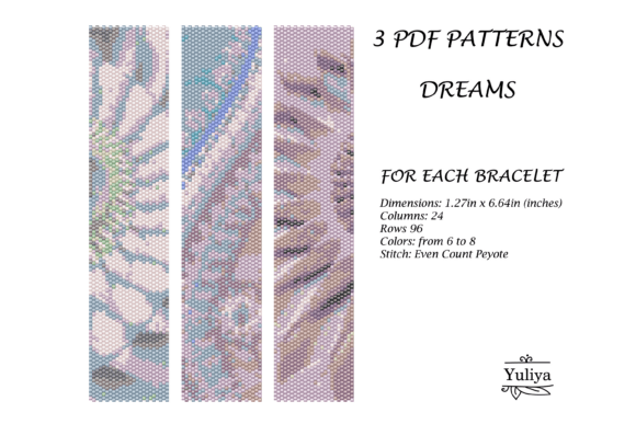 Abstract Peyote Bracelet Pattern PDF
