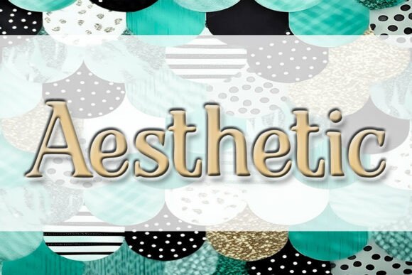 Aesthetic Font - Preview 1