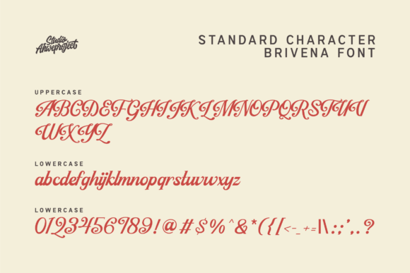 Brivena Font - Preview 1
