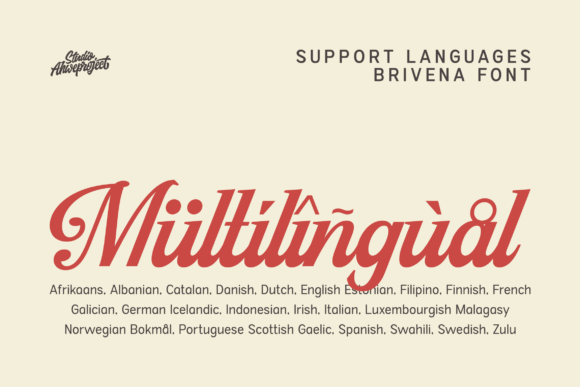 Brivena Font - Preview 2