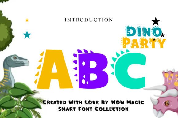 Dino Party Font - Preview 1