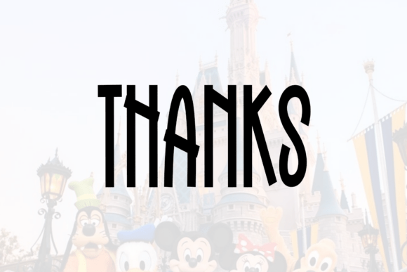 Happy Disney Font - Preview 4