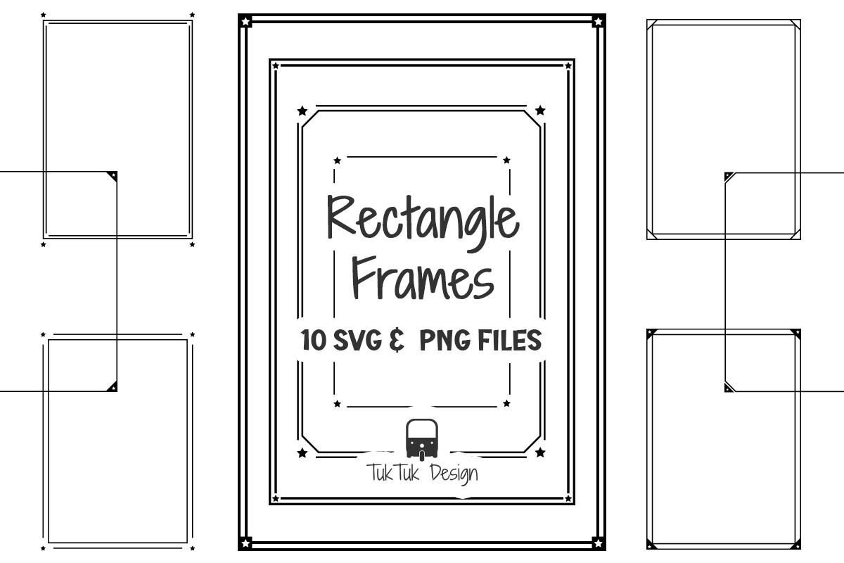 Heart Circle Border Frame SVG PNG Bundle