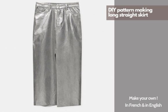 Long Straight Skirt Sewing Drafting