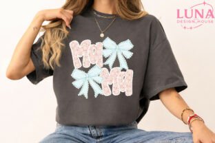 Mama Floral Bow PNG Sublimation Design Graphic by LunaDesignHouse ...