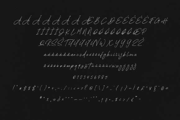 Polymath Font PNG with transparent background - Preview 4