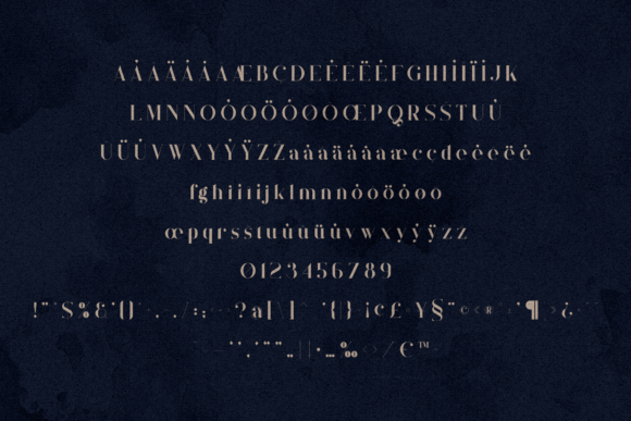 Quillin Font PNG with transparent background - Preview 4