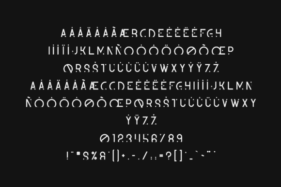 Serendius Font PNG with transparent background - Preview 4