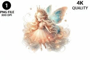 Sparkling Fairy Princess Clipart PNG Graphic by soikotcbd · Creative ...