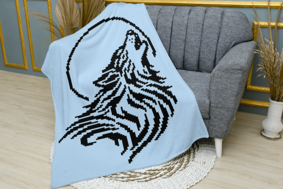 Wolf C2C Crochet Pattern
