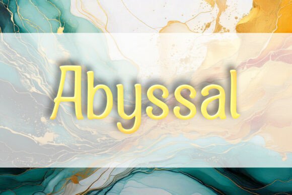 Abyssal Font - Preview 1