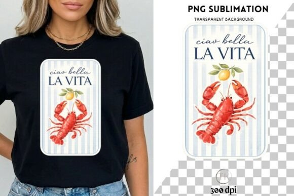 Ciao Bella La Vita PNG | Italian Lobster