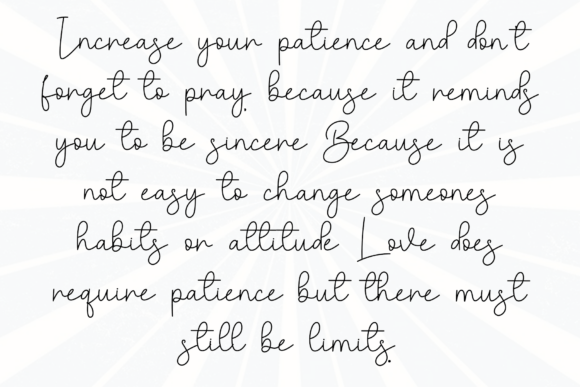 Fashion Graduate Font font preview - 4