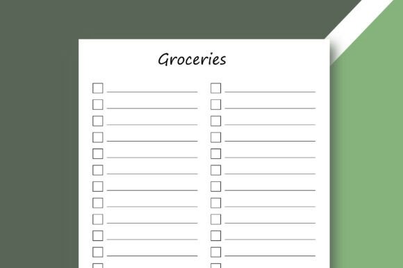 Grocery List Printable | Kids Grocery Sh