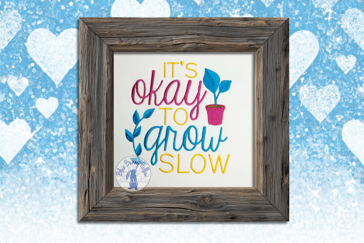 It's Okay to Grow Slow