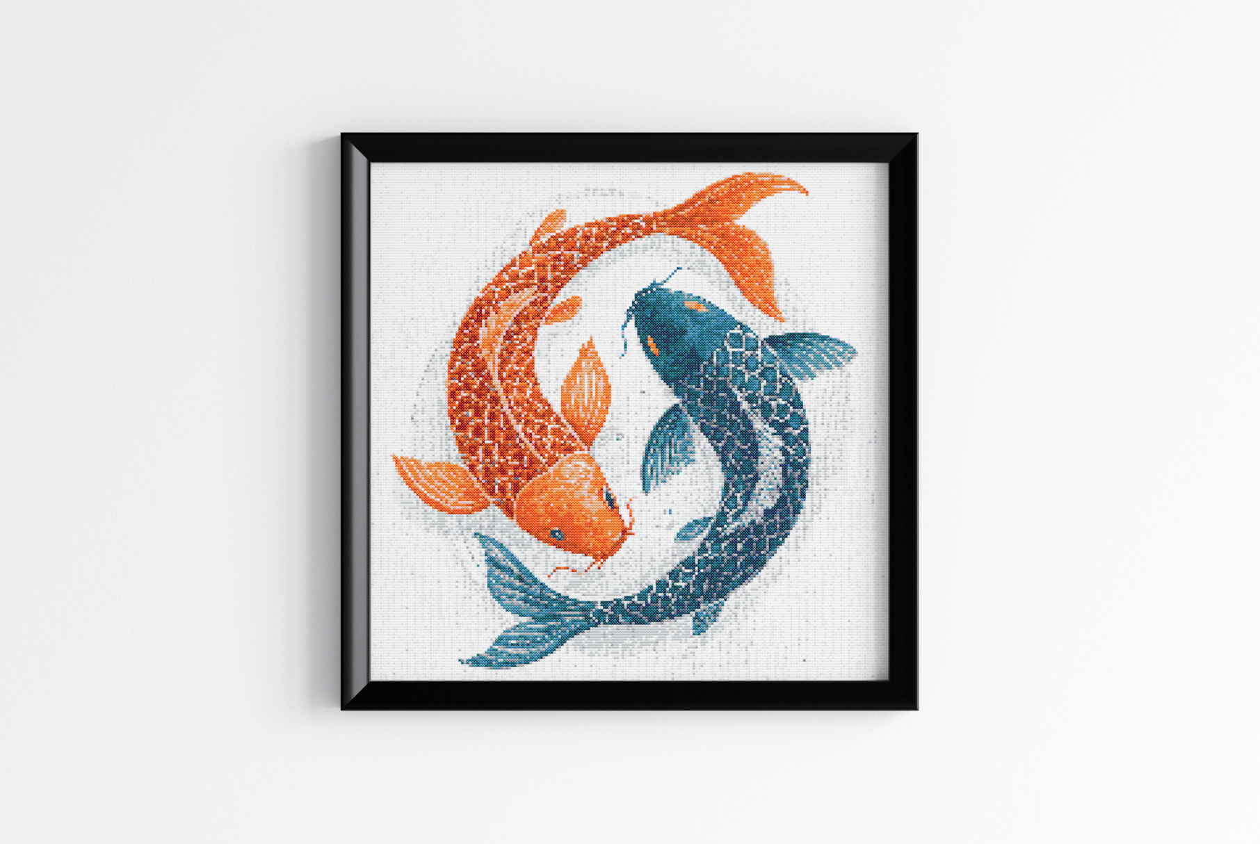 Koi Fish Cross Stitch Pattern