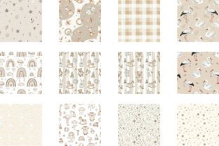 Oh Baby Digital Paper Graphic by Vintage · Creative Fabrica