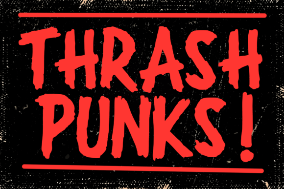 Rage Guerilla Font PNG with transparent background - Preview 3