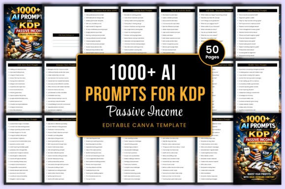1000+ AI Prompts for KDP Passive Income