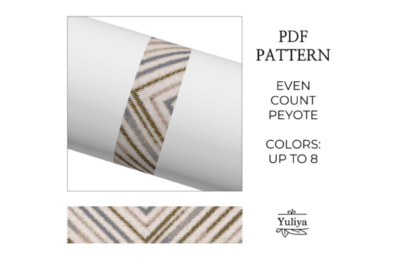 Abstract Peyote Bracelet Pattern