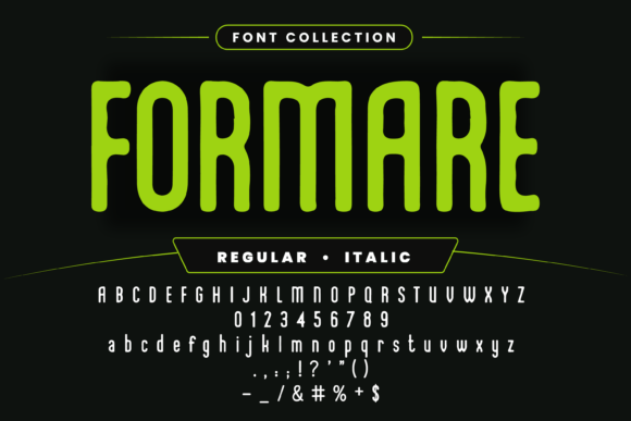 Condensed Collection – 10 Tall Set Font - Preview 2