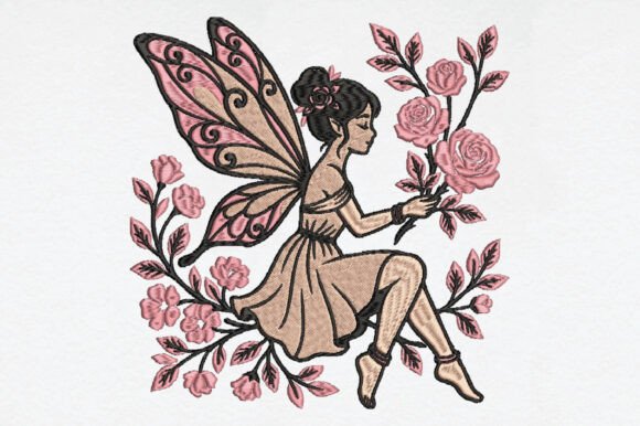 Cute Fairy Fairy Tales Embroidery Design By Daily.Designs