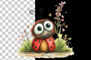 Cute Ladybug Clipart PNG Set Illustration par Nicolle's Colorful Art ...