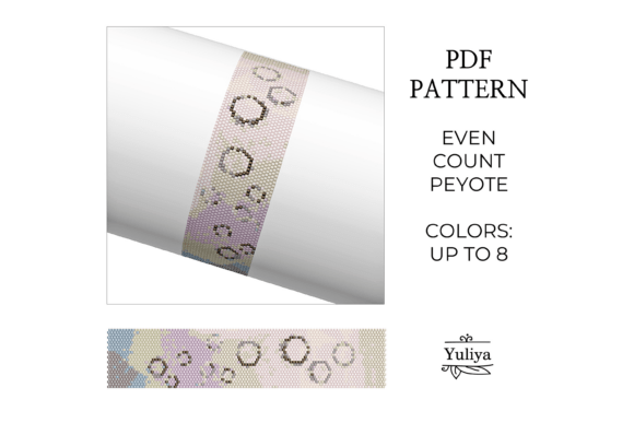 Minimalist Abstract Peyote Bracelet