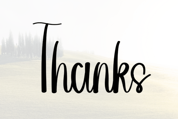 Morningday Font PNG with transparent background - Preview 4