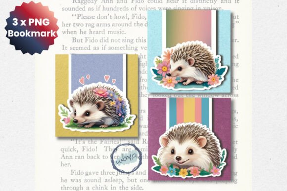 Cute Hedgehog Magnetic Bookmarks
