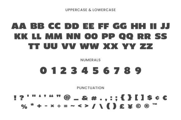 Divergent Strong Font font preview - 1