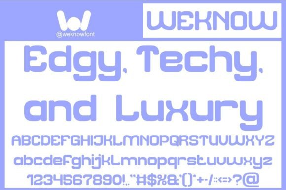 Futuristic Clean Font - Preview 1