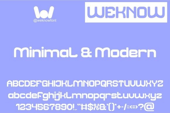 Futuristic Clean Font - Preview 4