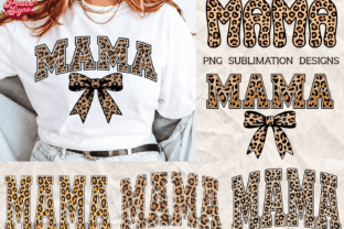 Leopard Coquette Mama PNG Bundle, Mom Graphic by Peace Signs · Creative ...