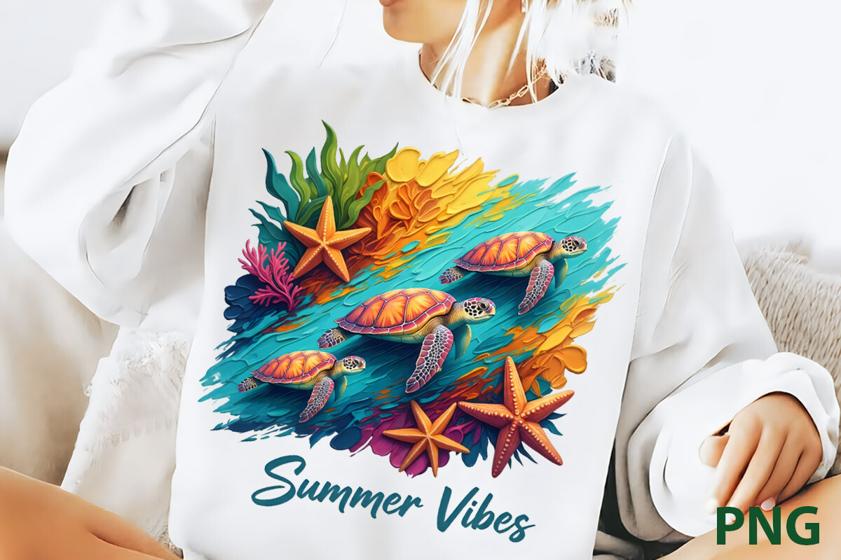 Summer Vibes Sublimation PNG Graphic by MK_Design Store · Creative Fabrica