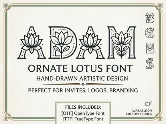 Adam Font - Preview 1