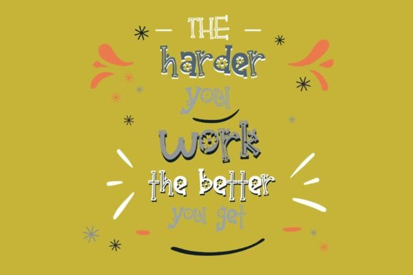 Beacoup Bloom Family Font PNG with transparent background - Preview 2
