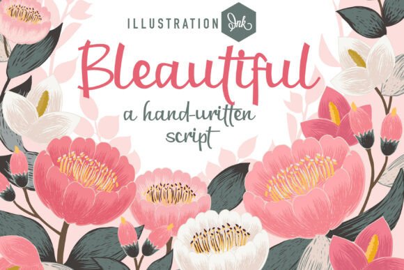 Bleautiful Bloom Family Font - Preview 1