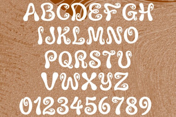 Bloom Swirl Font - Preview 1