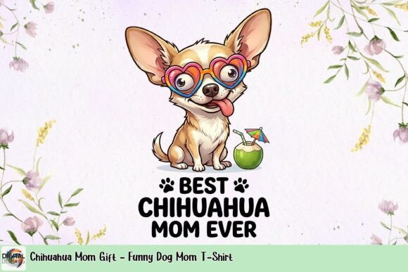 Funny Chihuahua Mom gift dog mom t-shirt PNG for Cricut HTV or sublimation press