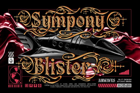 Chrome Revenant Font - Preview 2
