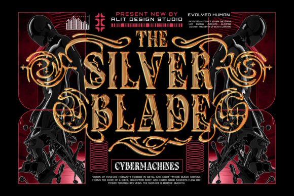 Chrome Revenant Font - Preview 3