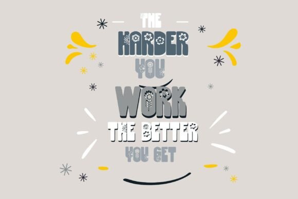 Copacetic Spring Family Font PNG with transparent background - Preview 2