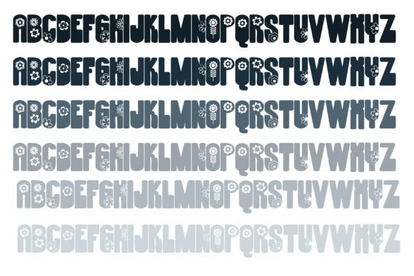 Copacetic Spring Family Font PNG with transparent background - Preview 4