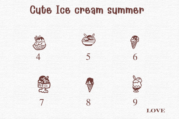 Cute Ice Cream Summer Font - Preview 3