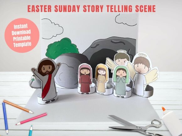 Easter Sunday Story Printable Craft