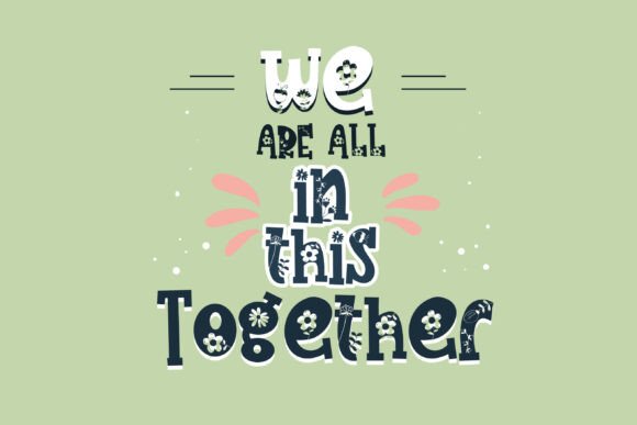 Flowering Family Font - Preview 1